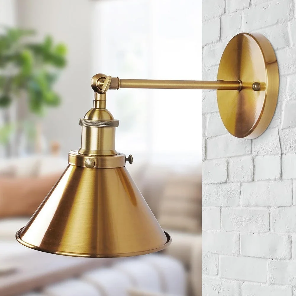 Parrot Uncle HFALGR BH11809110V Wall Lamp / Sconce Brass Gold Brand New In Box!